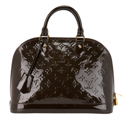 Alma MM, &pound;695, Handbags, Brown, Leather, Front view